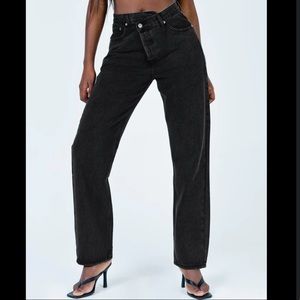Princess Polly Holly jeans black US2